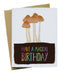 Magic Mushrooms Birthday Card