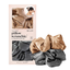 Satin Scrunchies - Black/Gold