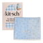 XL Hair Towel Wrap - Gingham Blue
