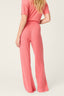 Textured Essential Pant - Rose