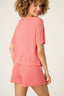 Textured Essential Tee - Rose