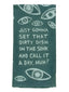 Dish In The Sink Towel W