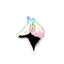 Holographic Wolf Sticker